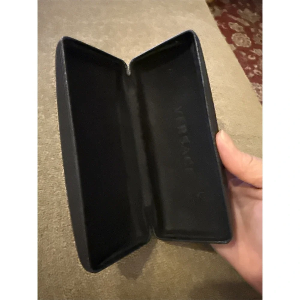 Versace Authentic Hard Eyeglasses Case in Black (TD)